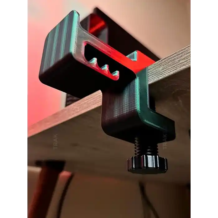 Siyah-Yeşil Asılabilir Kulaklık Standı | 3D Premium Tasarım | Gamer Masa Kenarı Aksesuarı | Greenstorm Limited Edition