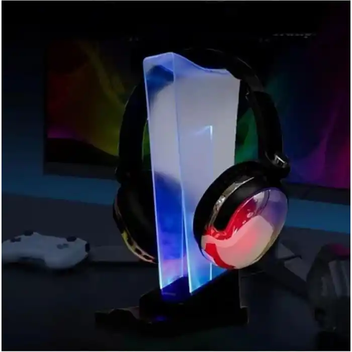 gaman GM-01 Siyah RGB Işıklı Gaming Oyuncu Kulaklık Standı