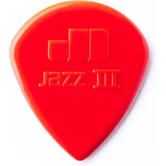 Jim Dunlop Jazz III Nylon Red Pena
