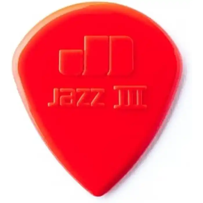 Jim Dunlop Jazz III Nylon Red Pena
