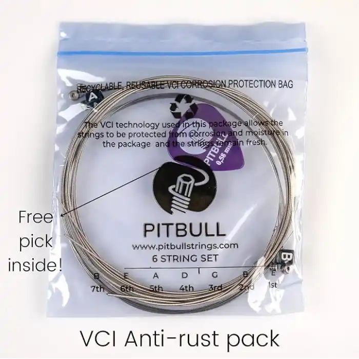 Pitbull Silver Seri Elektro Gitar Teli 09-42 Super Light SEG 09-42 SL