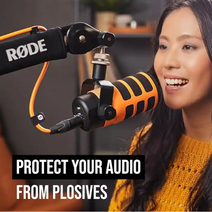 RØDE WS14 PodMic ve PodMic USB için Premium Pop Filtresi (Siyah)