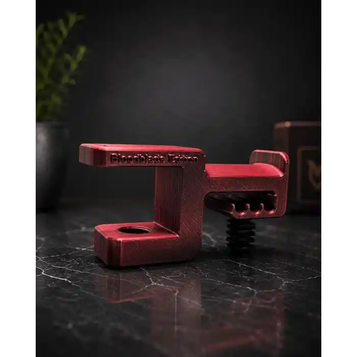 Siyah-Kırmızı Asılabilir Kulaklık Standı - Bloodblade Edition - Masa Kenarı Kulaklık Standı