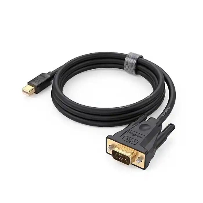 VegGieg Mini DisplayPort (DP) to VGA Full HD 1080P Görüntü Video Aktarım Kablosu 1.5 Metre