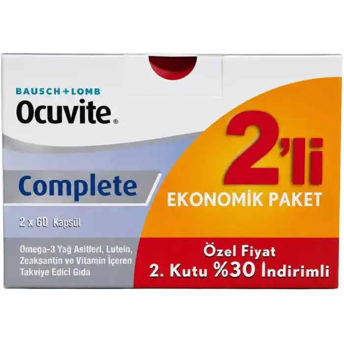 Ocuvite Complete 60 Kapsül - 2li Fırsat Paketi