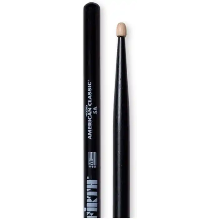 Vıcfırth V5Ab Baget (Çift) 5A Wood Black, Hıckory, 0.565X16, M Baget(Çift)5A Wood Black