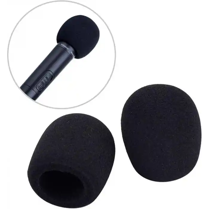 Mudder 5li Paket Köpük Mikrofon Kapağı El Mikrofonu Ön Cam (5li Paket)