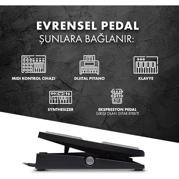 M-AUDIO EX-P Klavye Expression Pedalı