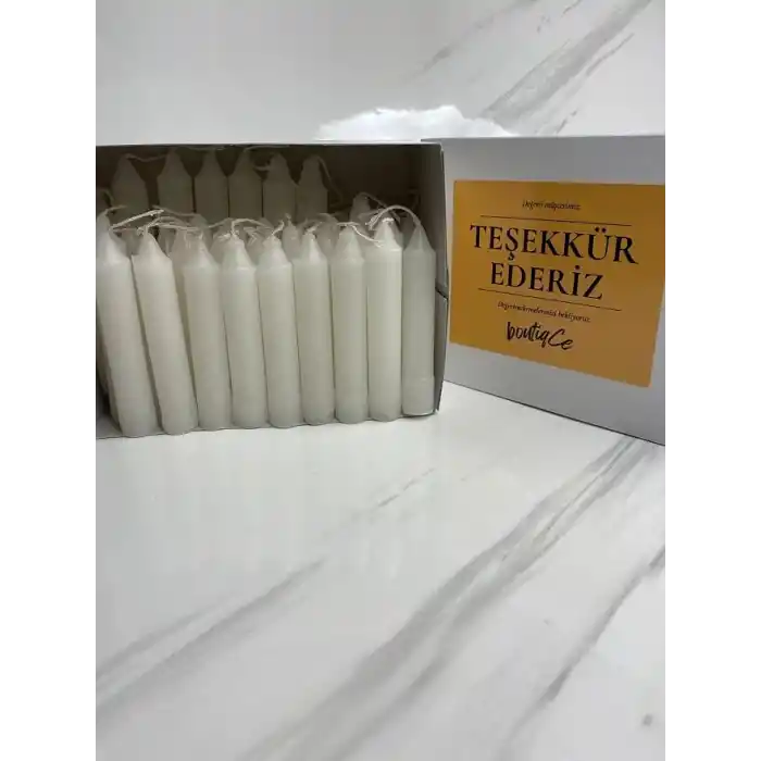 SNA 40 Adet Bakkal Mumu 10 cm Fitilli