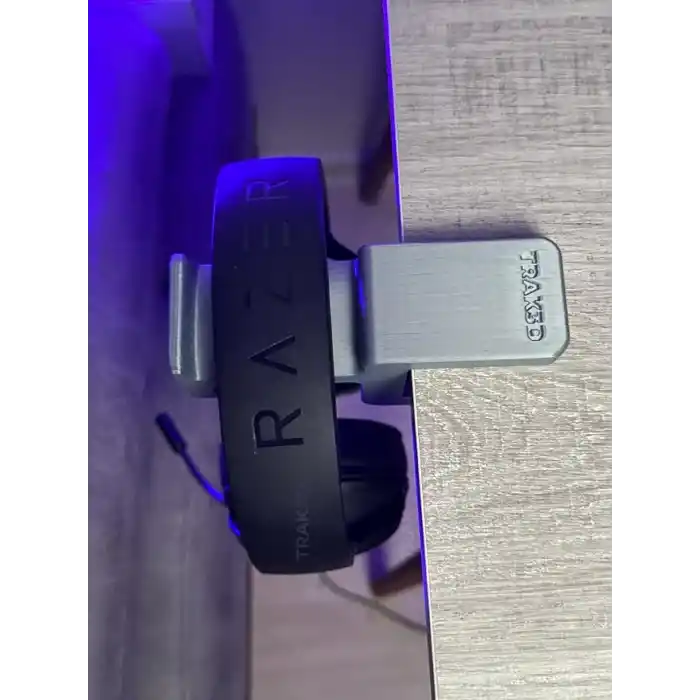 Premium Asılabilir Kulaklık Standı – Sağlam, Kaydırmaz Keçeli, Ergonomik Stand, Steel Gray Edition