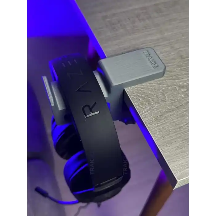 Premium Asılabilir Kulaklık Standı – Sağlam, Kaydırmaz Keçeli, Ergonomik Stand, Steel Gray Edition