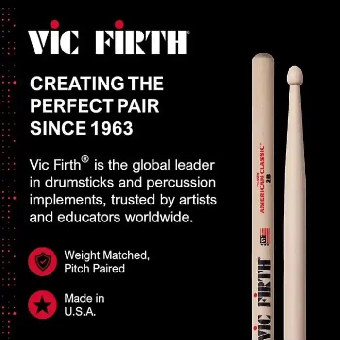 Vic firth Baget(Çift) Chrıs Coleman, Sıgnature, Hıckory, 0.6