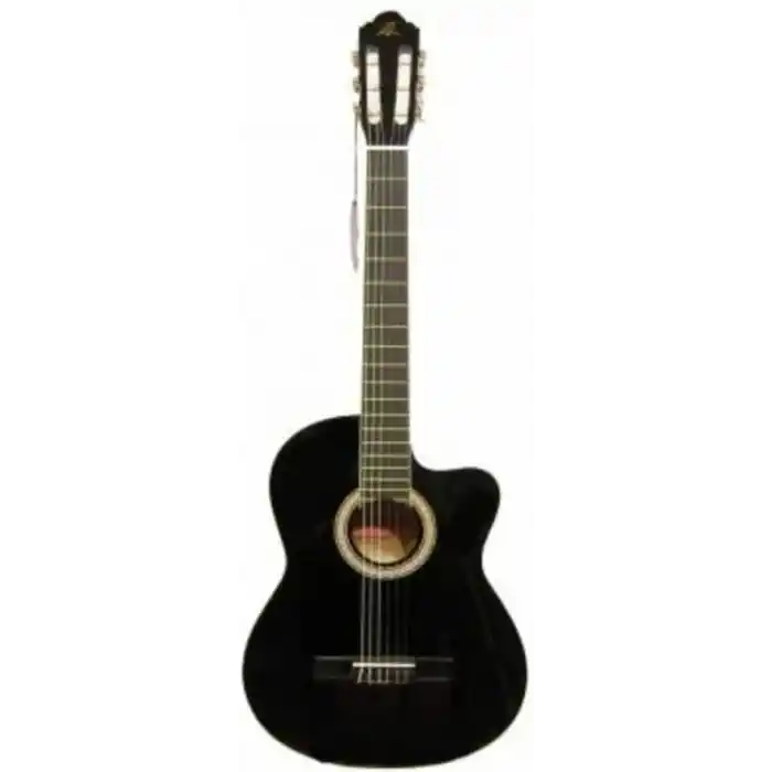 Lc 3900 Cbk Cutaway Siyah Klasik Gitar