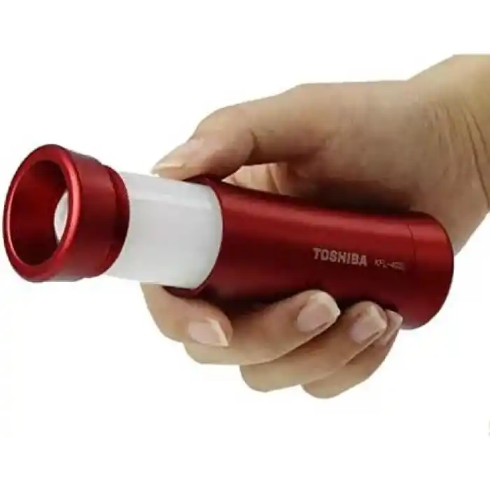 Toshiba LED Fener/Fener KFL-403 (2 Yönlü El Feneri/Fener, Kırmızı)
