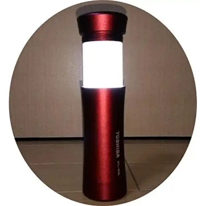 Toshiba LED Fener/Fener KFL-403 (2 Yönlü El Feneri/Fener, Kırmızı)