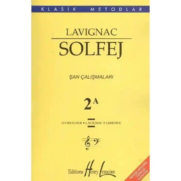 Lavignac Solfej 2a - Şan Çalışmaları