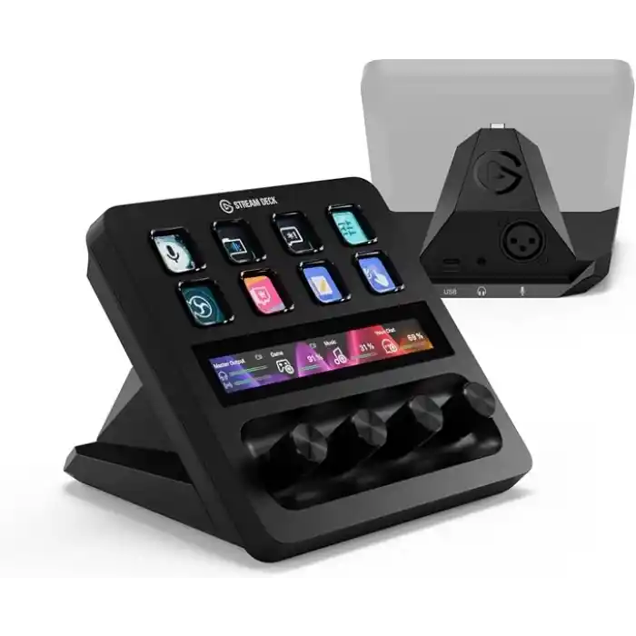 Elgato Stream Deck + XLR ses mikseri, mikrofon arayüzü