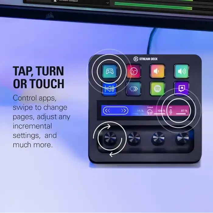 Elgato Stream Deck + XLR ses mikseri, mikrofon arayüzü