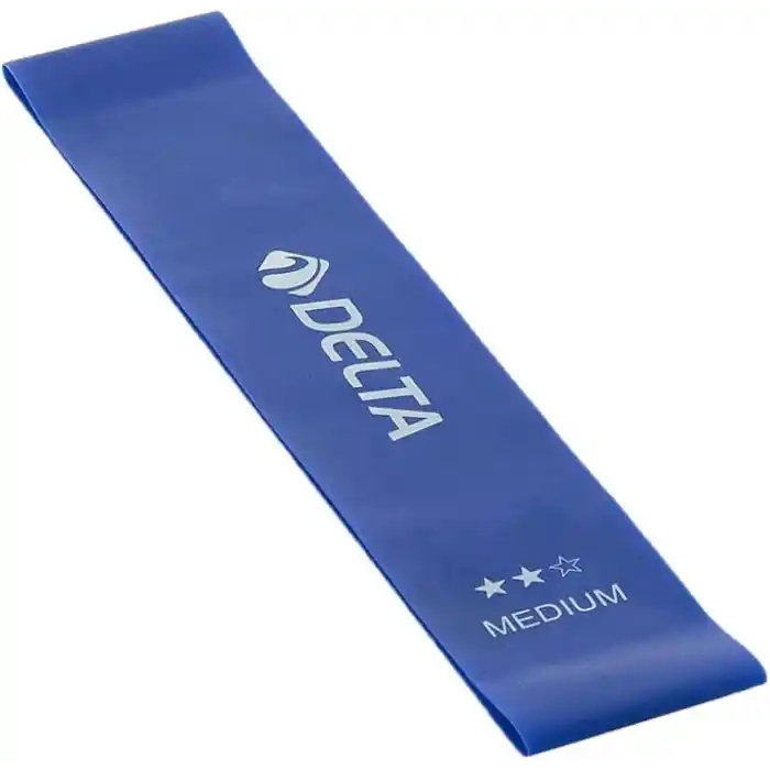 Delta Latex 3lü Aerobik Pilates Direnç Egzersiz Bandı Squat Çalışma Lastiği,Hafif - Orta - Tam