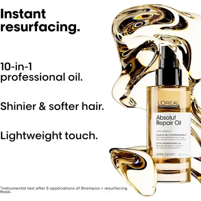 LOréal Professionnel Paris Serie Expert Absolut Repair 10 In 1 Yıpranmış Saçlar İçin 10 Etkili Mucize Saç Bakım Yağı 90ml