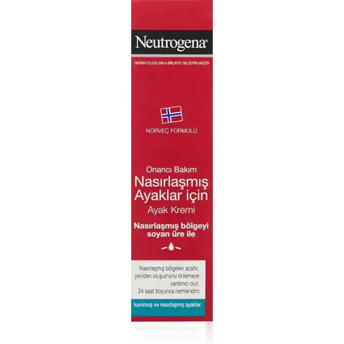 neutrogena norveç formülü nasırlaşmış ayaklar için ayak kremi (50 ml)
