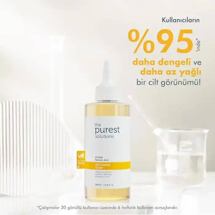 The Purest Solutions, Siyah Nokta ve Gözenek Görünümü Önlemeye Yardımcı Salisilik Asit Tonik,Yağlı Ve Karma Cilt, 200 ml