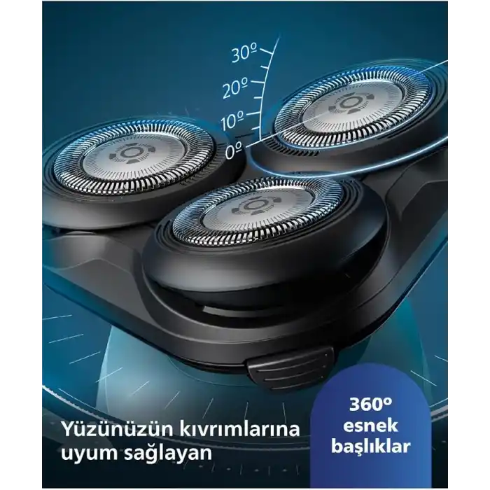 Philips 5000 Serisi Tıraş Makinesi S5445/03, Sinekkaydı Tıraş, Islak ve Kuru Kullanım