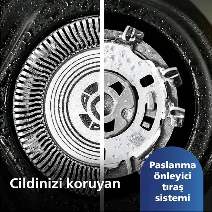 Philips 3000X Serisi Erkek Tıraş Makinesi, PowerCut Bıçak Teknolojisi, 5D Esnek Başlık, Islak ve Kuru Kullanım, Hassas Düzeltici, Cilt Koruma Özellikli, X3021/00