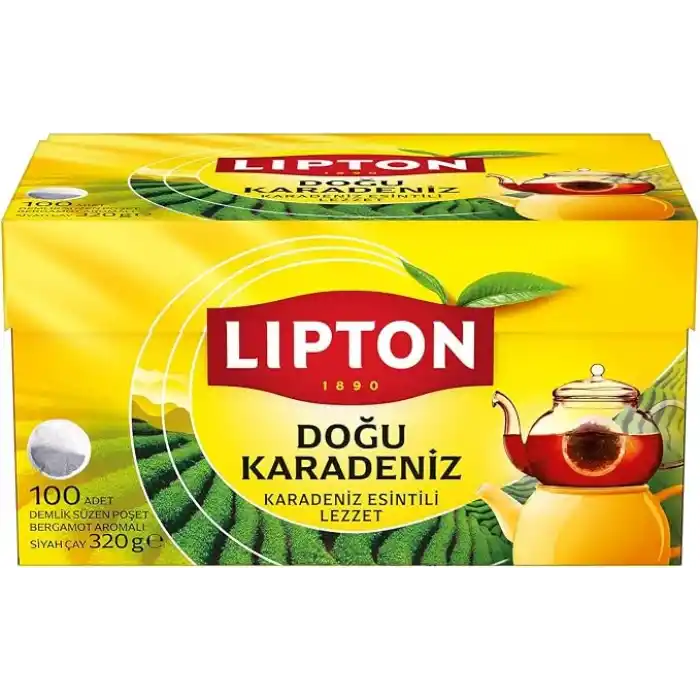 Lipton Doğu Karadeniz Demlik Poşet Çay, 100lü, 320g