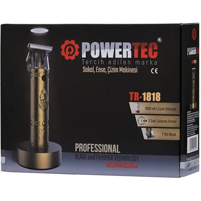 Powertec TR-1818 Sakal Ense Çizim Makinesi T-Bıçak