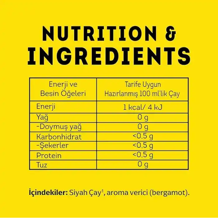 Lipton Doğu Karadeniz Demlik Poşet Çay, 100lü, 320g
