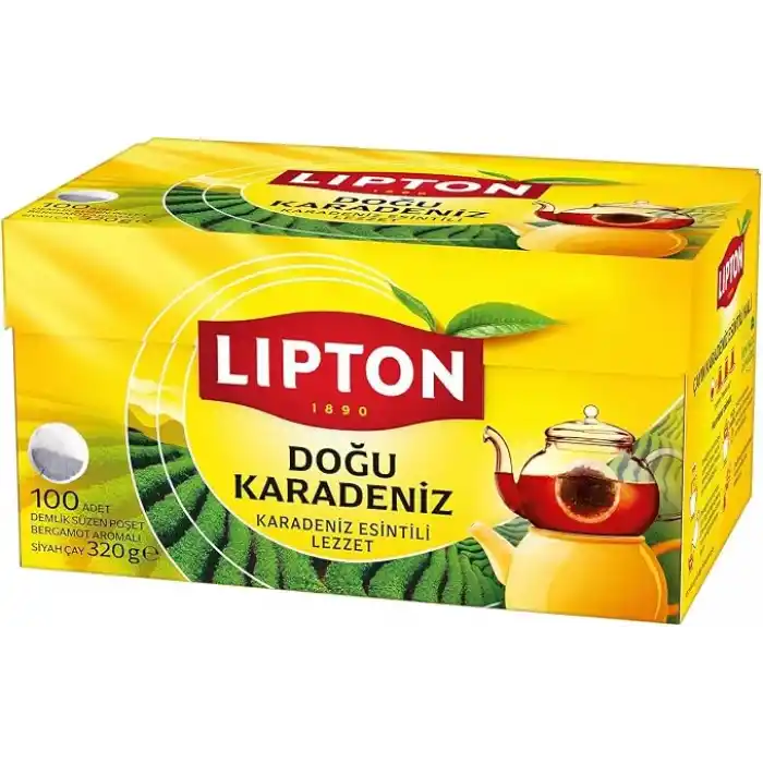 Lipton Doğu Karadeniz Demlik Poşet Çay, 100lü, 320g