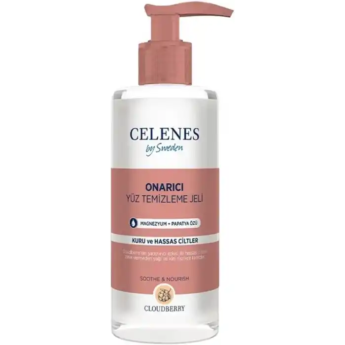 Celenes Cloudberry Köpüren Yüz Yıkama Jeli Kuru Ve Hassas Ciltler (250 ml)
