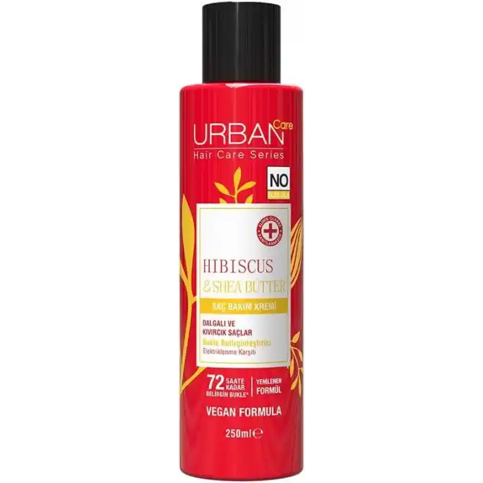 Urban Care Hibiscus & Shea Butter Kıvırcık ve Dalgalı Saçlara Özel Saç Kremi 250ml