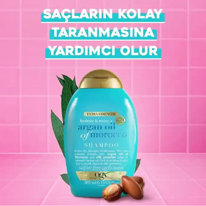 OGX Renewing+ Argan Oil of Morocco Onarıcı Şampuan 385 ml