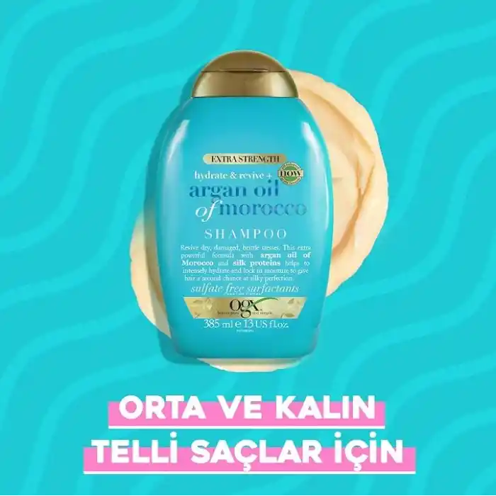 OGX Renewing+ Argan Oil of Morocco Onarıcı Şampuan 385 ml