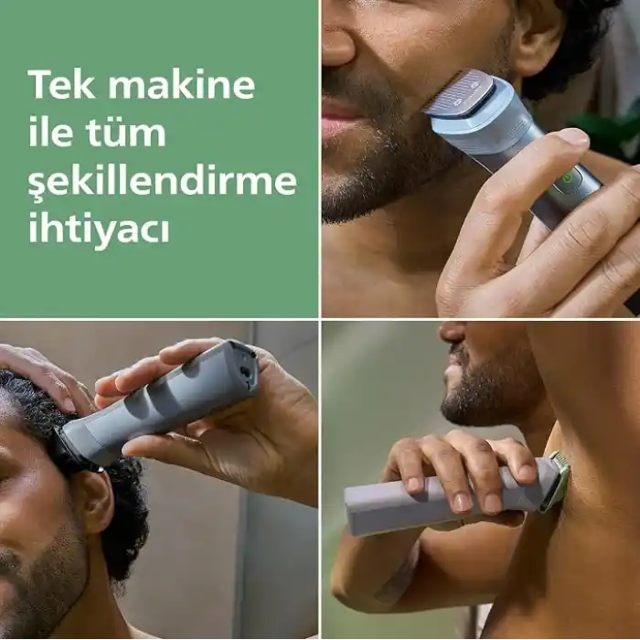 Philips 5000Serisi 10in1, Erkek Bakım Seti,Yüz/Saç/Vücut/Sakal Tıraş Makinesi, Islak&Kuru, MG5922/15
