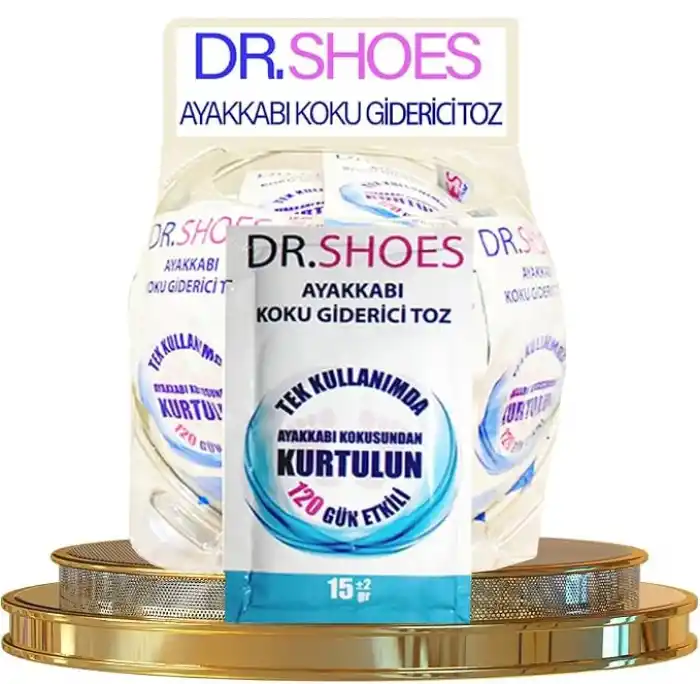 DR.SHOES 10 Adet Ayak Koku Giderici - Ayakkabı Koku Giderici Toz 120 Gün Etkili - DR.SHOES ile Ayak Kokusuna Elveda Deyin