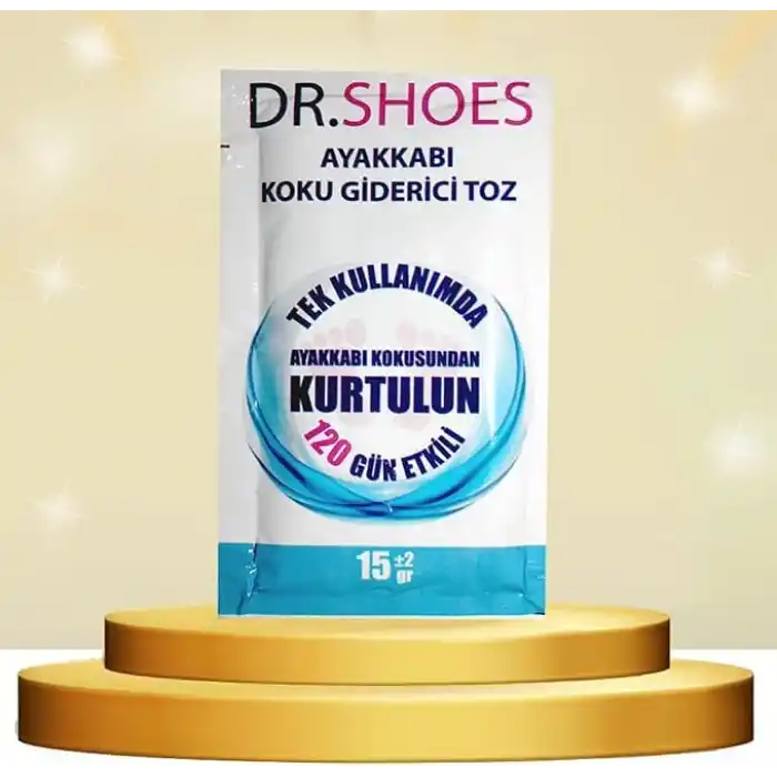 DR.SHOES 10 Adet Ayak Koku Giderici - Ayakkabı Koku Giderici Toz 120 Gün Etkili - DR.SHOES ile Ayak Kokusuna Elveda Deyin