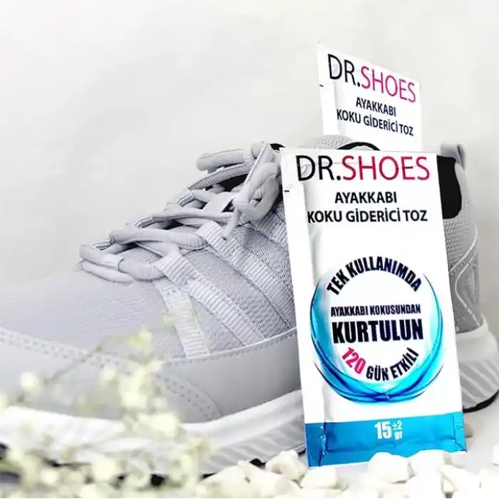DR.SHOES 10 Adet Ayak Koku Giderici - Ayakkabı Koku Giderici Toz 120 Gün Etkili - DR.SHOES ile Ayak Kokusuna Elveda Deyin