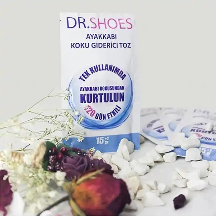DR.SHOES 10 Adet Ayak Koku Giderici - Ayakkabı Koku Giderici Toz 120 Gün Etkili - DR.SHOES ile Ayak Kokusuna Elveda Deyin