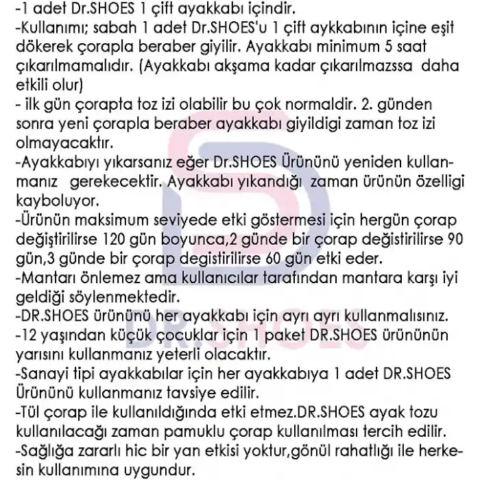 DR.SHOES 10 Adet Ayak Koku Giderici - Ayakkabı Koku Giderici Toz 120 Gün Etkili - DR.SHOES ile Ayak Kokusuna Elveda Deyin