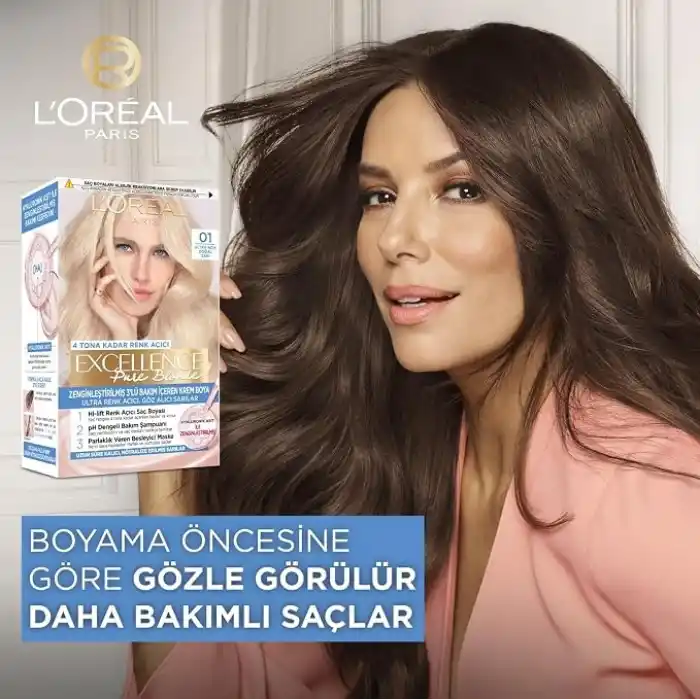 L’Oréal Paris Excellence Creme Saç Boyası - 03 Ultra Açık Küllü Sarı