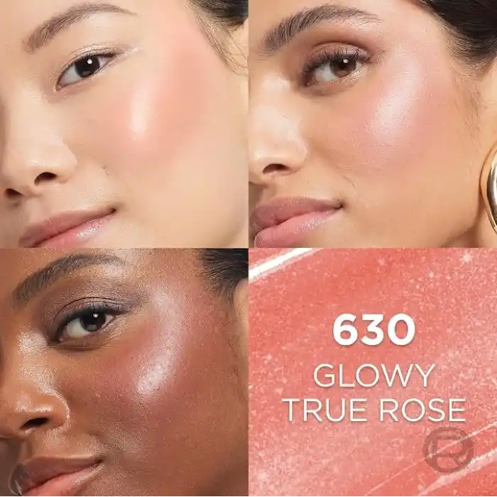 LOreal Paris Lumi Blush Likit Allık - 630 Glowy True Rose