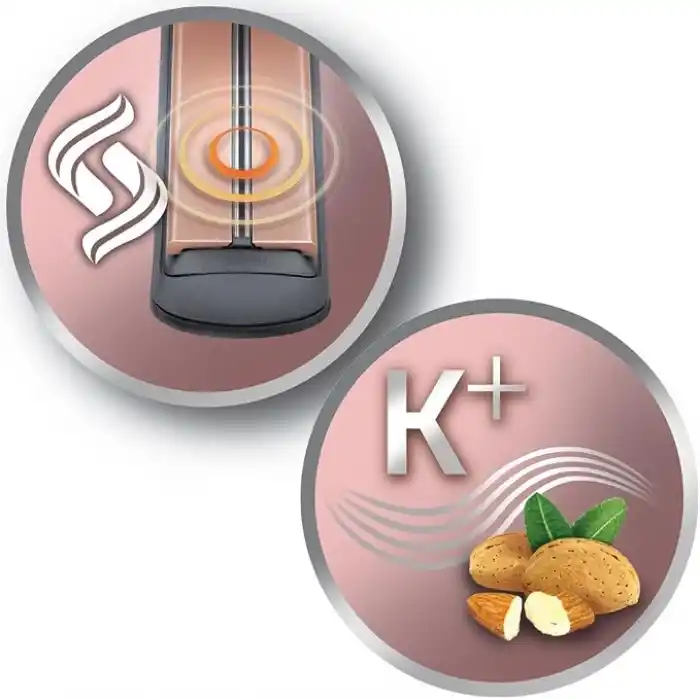 Remington S8598 Keratin Protect Akıllı Saç Düzleştirici, Saç Hasarına Karşı 3 Kat Daha Fazla Koruma için Patentli Isı Koruma Sensörü, Dijital Ekran, 160-230°C