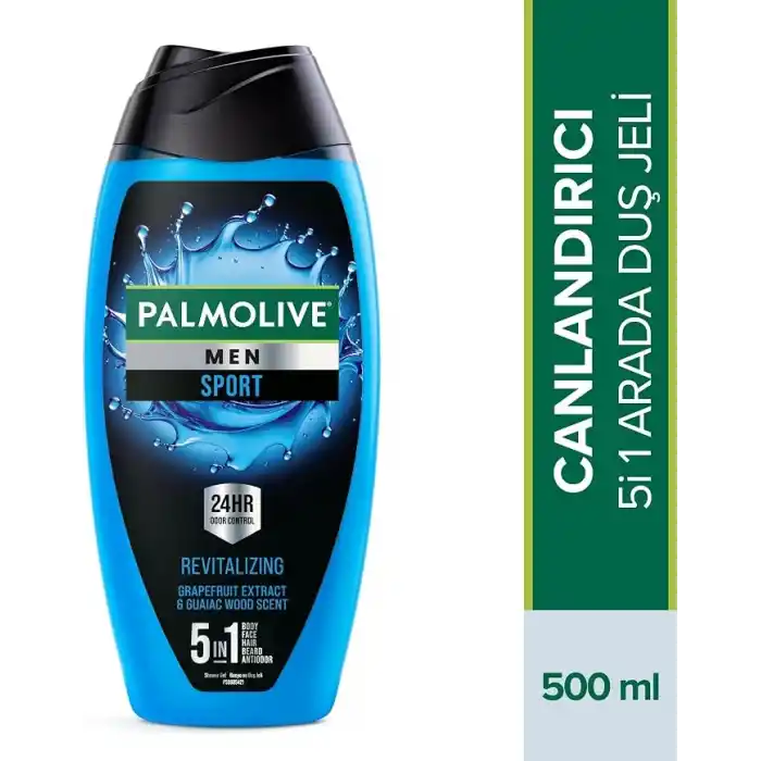 Palmolive Men Sport 5i 1 Arada Canlandırıcı Erkek Duş Jeli 500 ml