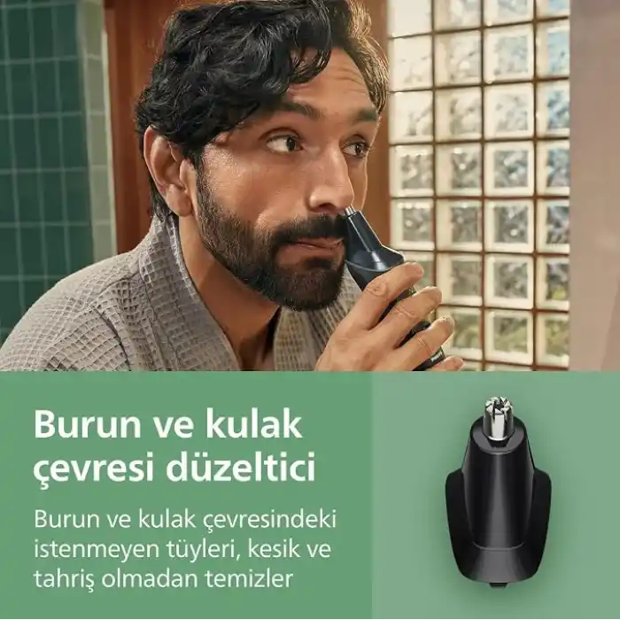 Philips 3000 Serisi 7 in 1, Erkek Bakım Seti, Yüz&Saç Tıraş Makinesi, Cilt Dostu Bıçaklar, MG3920/15