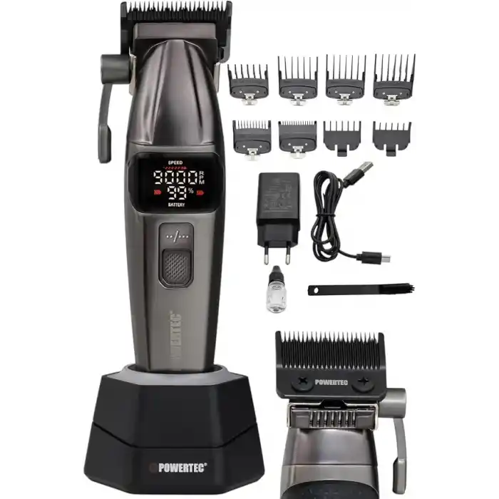 Powertec TR-4646 Profesyonel Saç Sakal Tıraş Makinesi (0.5mm Tarak Dahil)