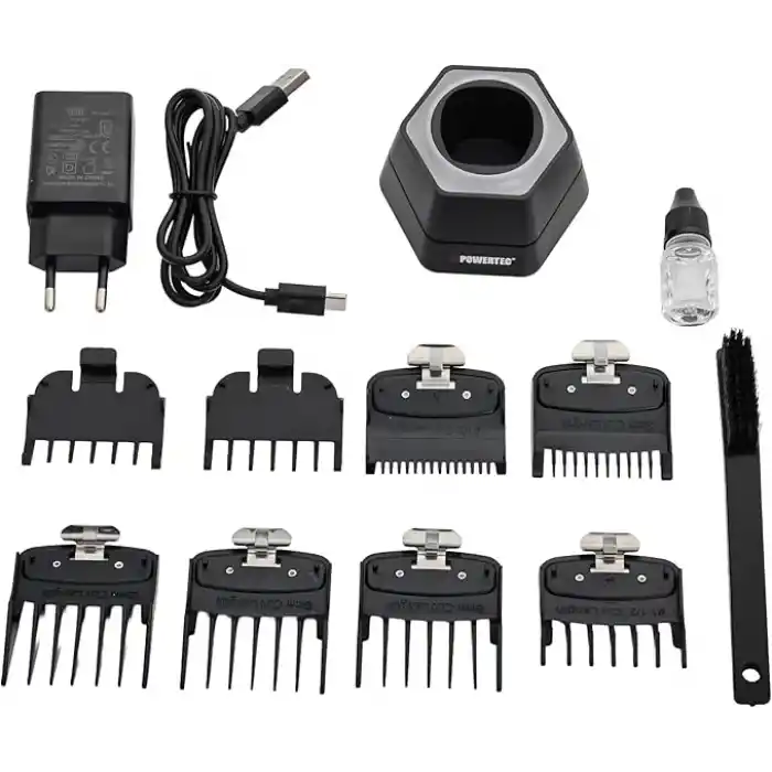 Powertec TR-4646 Profesyonel Saç Sakal Tıraş Makinesi (0.5mm Tarak Dahil)
