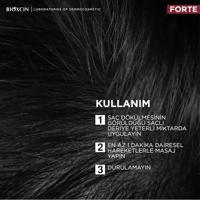 Bioxcin Forte Tonik 200 ml - Mentol Ferahlığı - Yoğun Saç Dökülmesine Karşı Tonik
